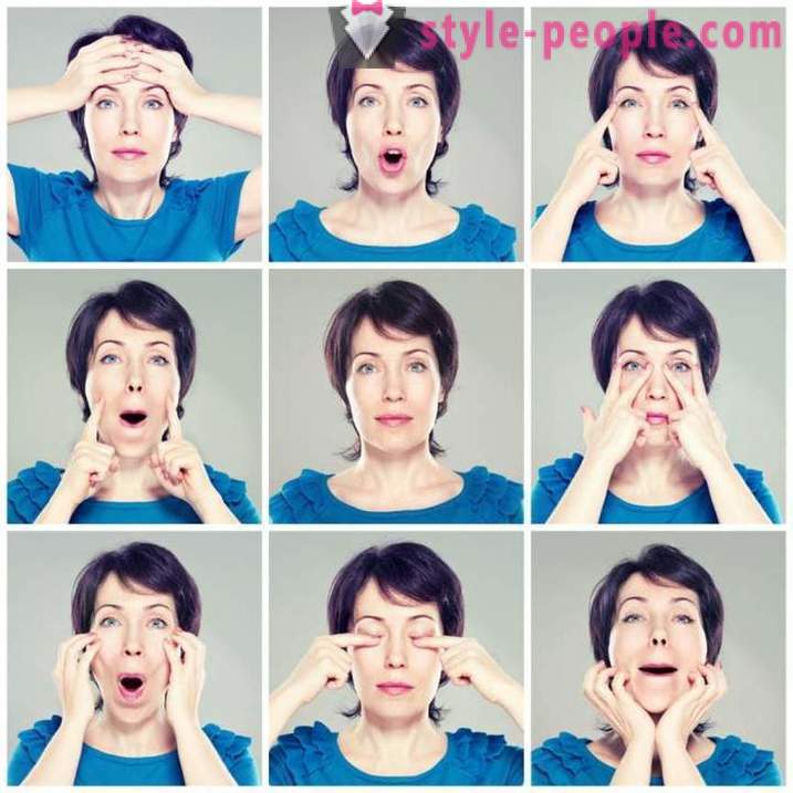 Vingrošana sejas grumbu: sarežģīts process, kura sniegums tehniku