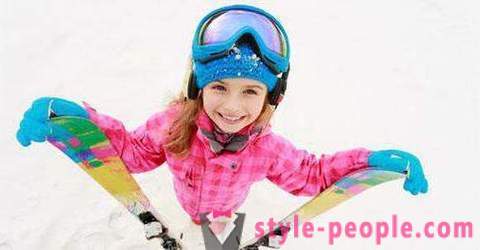 Kā izvēlēties slēpes par bērnu izaugsmi?