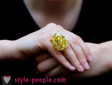 Yellow Diamond: īpašības, izcelsmi, ieguves un interesanti fakti