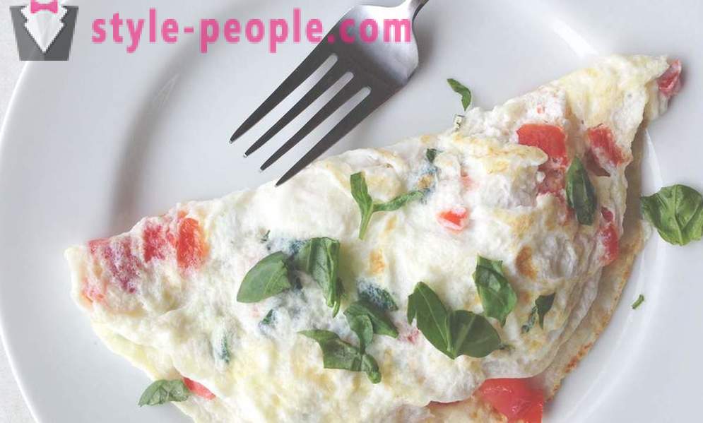 Agri nākamajā rītā, vai 5 oriģinālas omletes brokastīm