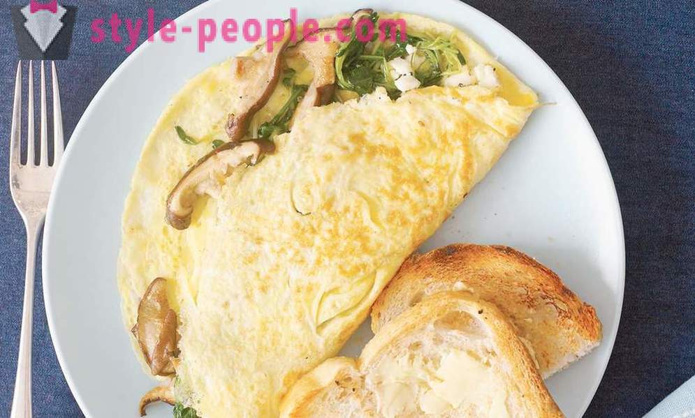 Agri nākamajā rītā, vai 5 oriģinālas omletes brokastīm