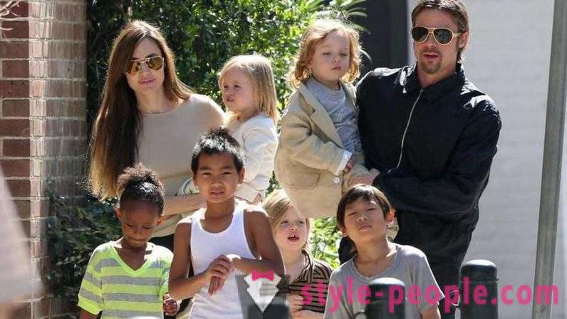 Kas ir zināms par dzīvi bērnu Angelina Jolie un Brad Pitt
