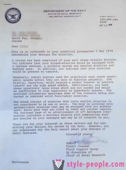 Pentagons atbildēja ar vēstuli, 40 gadus vēlāk
