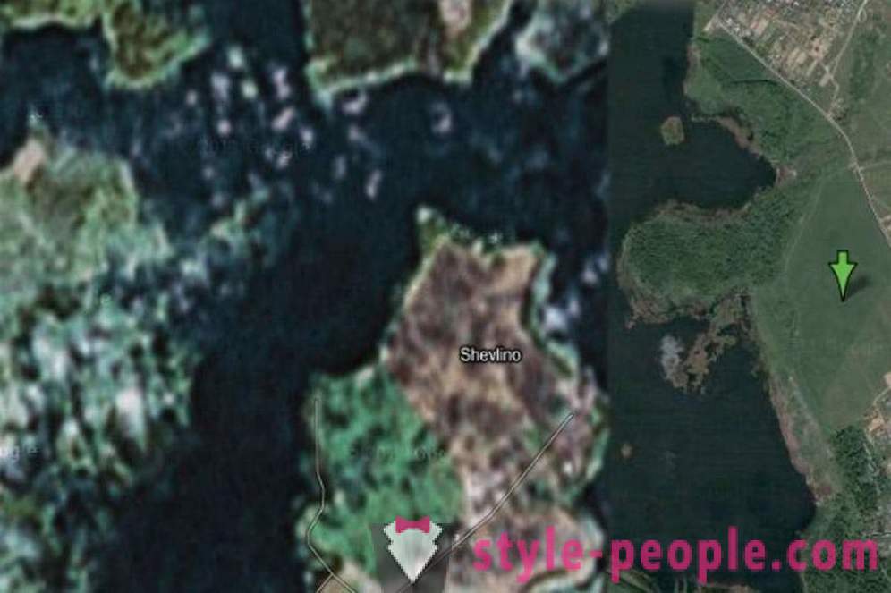 Vietas neeksistējoši vai mistisku stūri mūsu planētas, iestrēgušās Google Maps