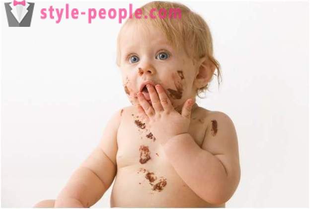 Bērns mīl šokolādi: izmantot labumi