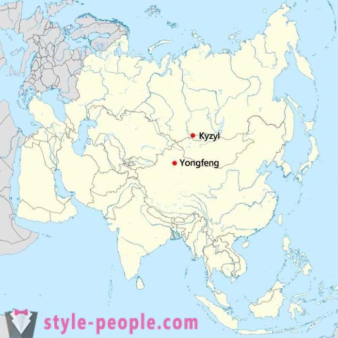 Krievijā vai Ķīnā, kur tas ir arī ģeogrāfiskais centrs Āzijā?