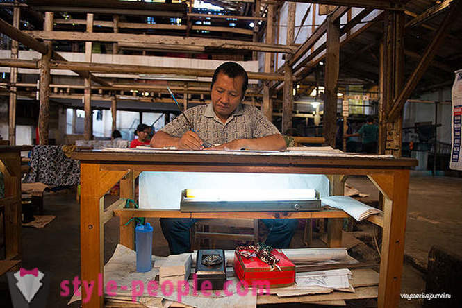 Kā veikt batikas Indonēzijā