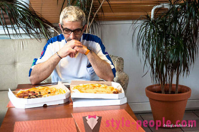 Itālijas šefpavārs mēģina Baltkrievijas pizza