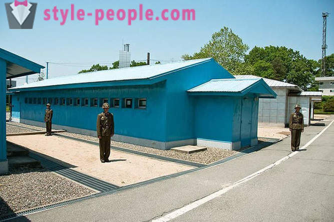 Panmundzhom - dīvaini robeža starp Ziemeļu un Dienvidkorejas