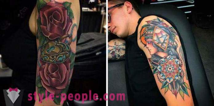 Art zīmējumi uz ķermeņa: tetovējums stili un to iezīmes
