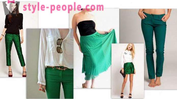 Krāsa Emerald: kas pareizi apvienot drēbes