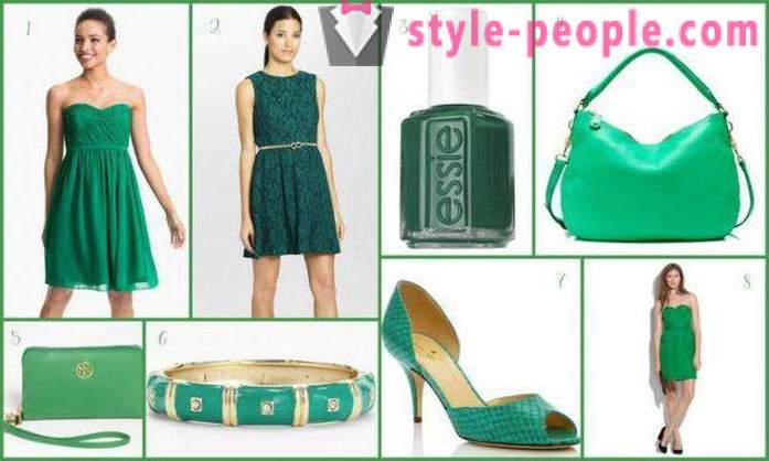 Krāsa Emerald: kas pareizi apvienot drēbes