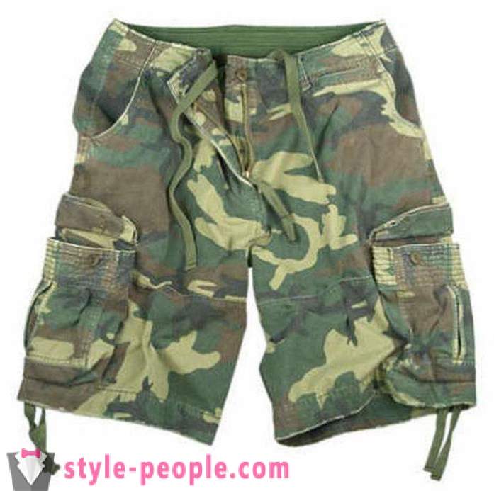 Camouflage šorti - stilīgs apģērbs īstiem vīriešiem