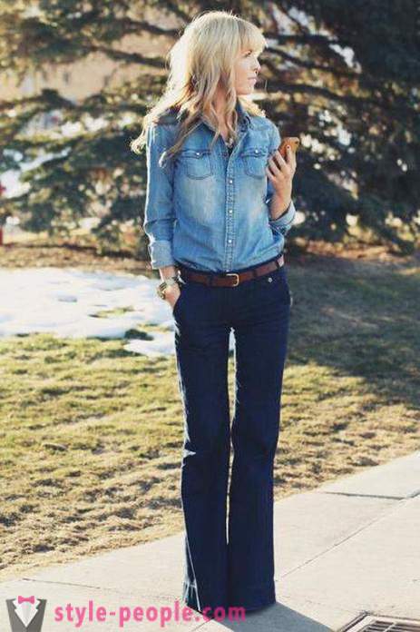 Uzliesmojuši džinsi - tendence ir mūžīgas. No tā, ko valkāt: 5 modes attēliem