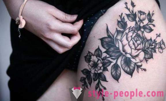 Tetovējums uz gūžas - ka tas ir labāk, lai aizpildītu? Interesanti fakti par mākslu un intricacies tetovējums iemaņas