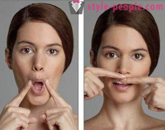 Feysbilding sejas: pirms un pēc. Vingrošana sejas: izmantot