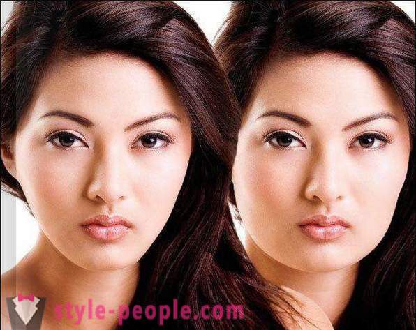 Feysbilding sejas: pirms un pēc. Vingrošana sejas: izmantot