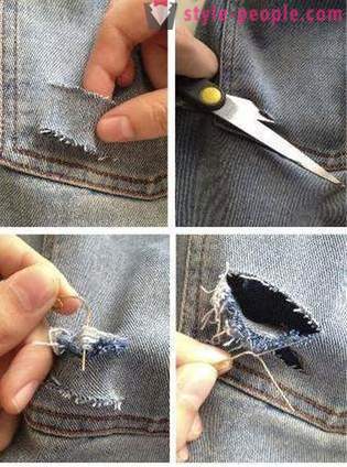 Dizaineris lieta ar savām rokām, vai cik skaisti plosītos džinsi